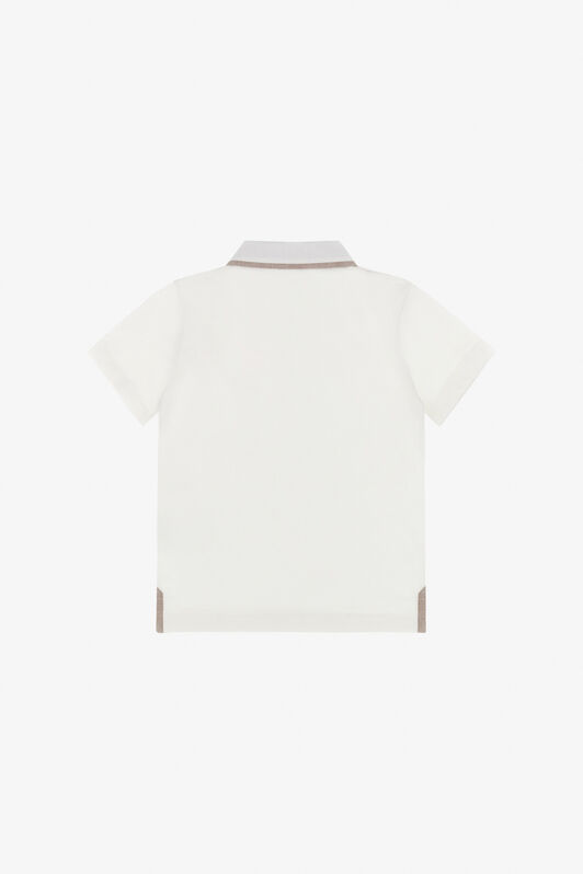JU Rc Monogram Polo JU Rc Monogram Polo White SJT61B-JD001
