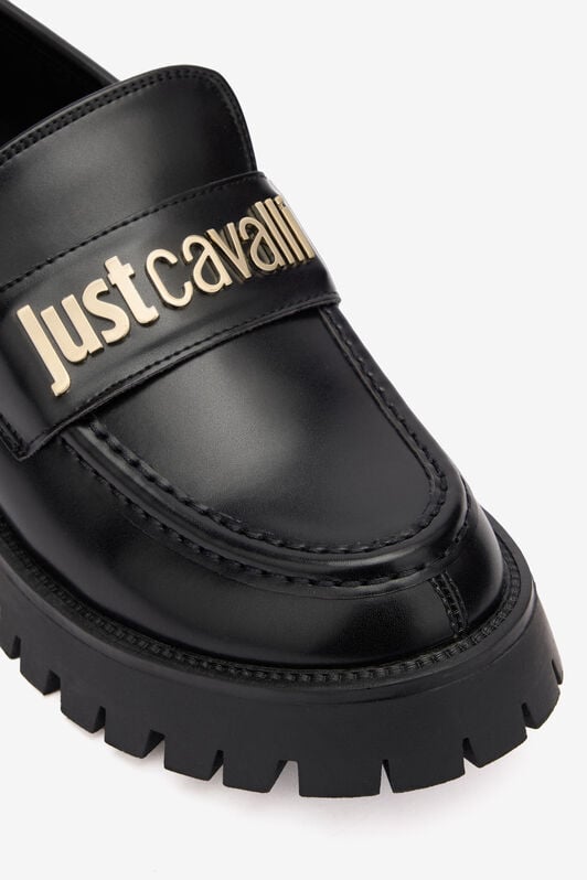 JC Loafers With Lettering JC Loafers With Lettering Black TFS066-TF386