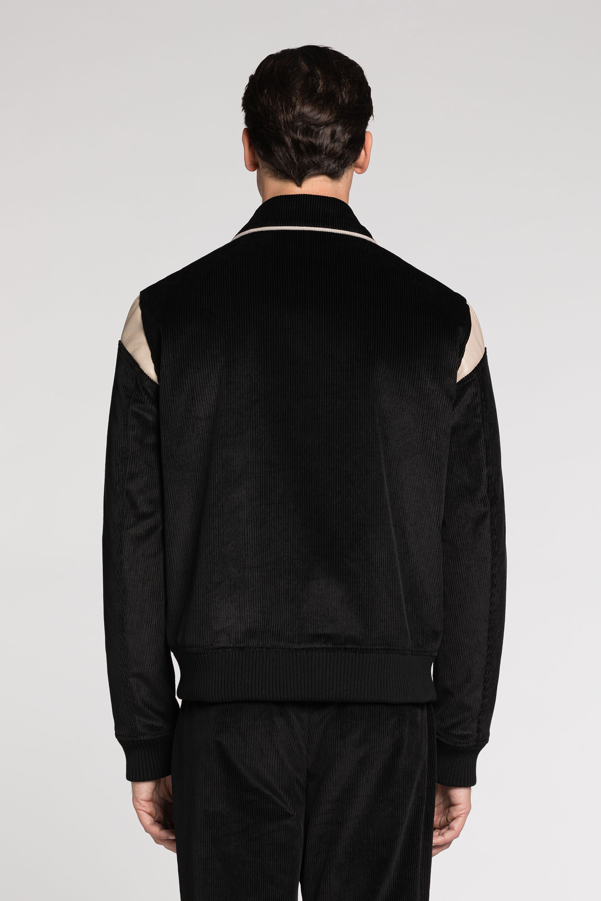 RC Panelled Corduroy Jacket RC Panelled Corduroy Jacket BLACK RRT407-VL110