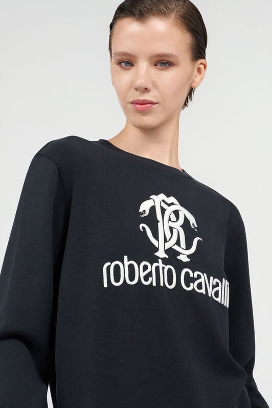 RC Schwarzes Sweatshirt mit Logo RC Schwarzes Sweatshirt mit Logo BLACK QOT66A-CF054