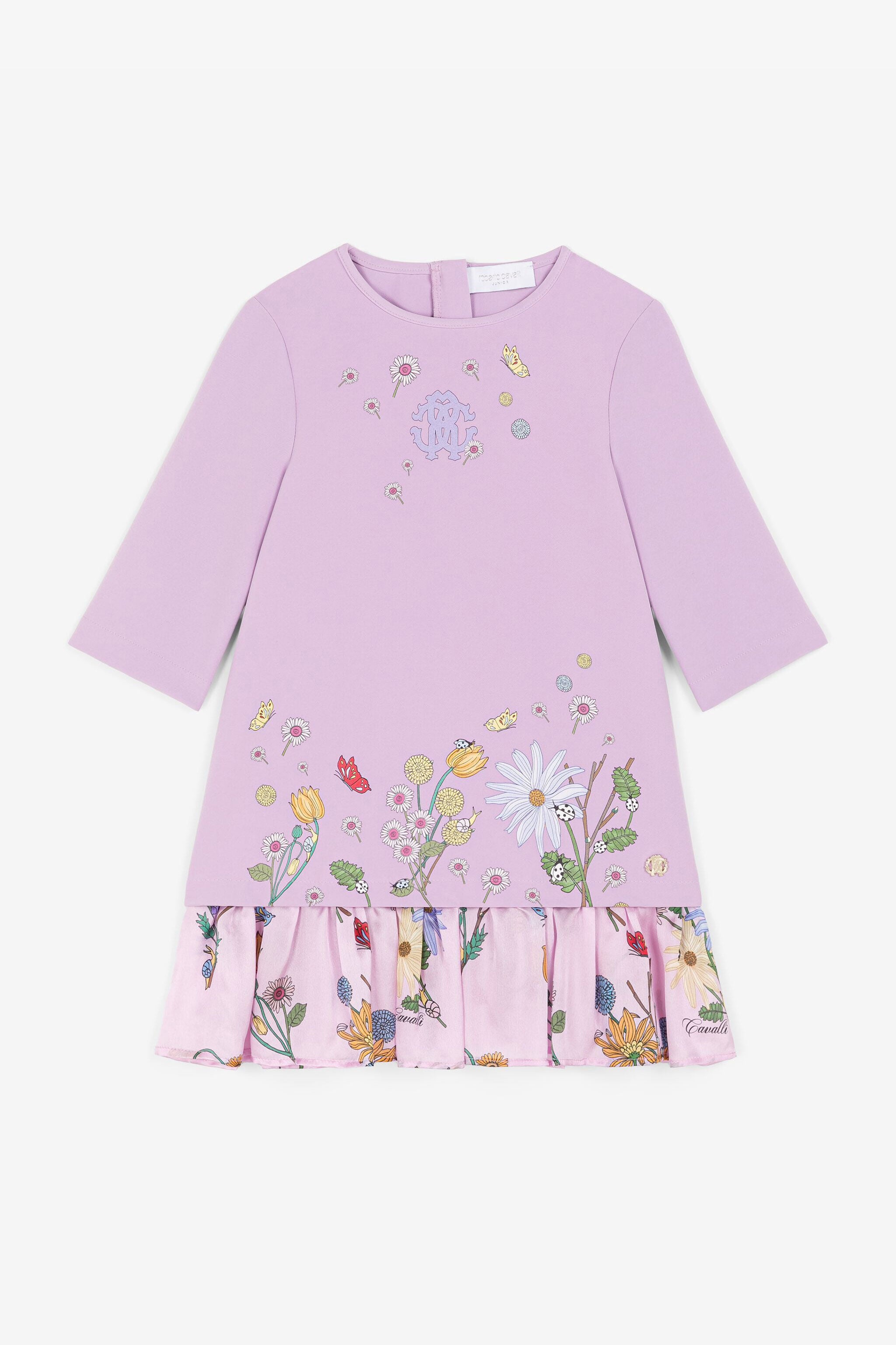 JU Floral-Print Dress JU Floral-Print Dress Purple RJT10S-KU001