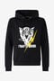 RC Black Sweatshirt with Jaguar and Lightning BLACK POT69B-CF052