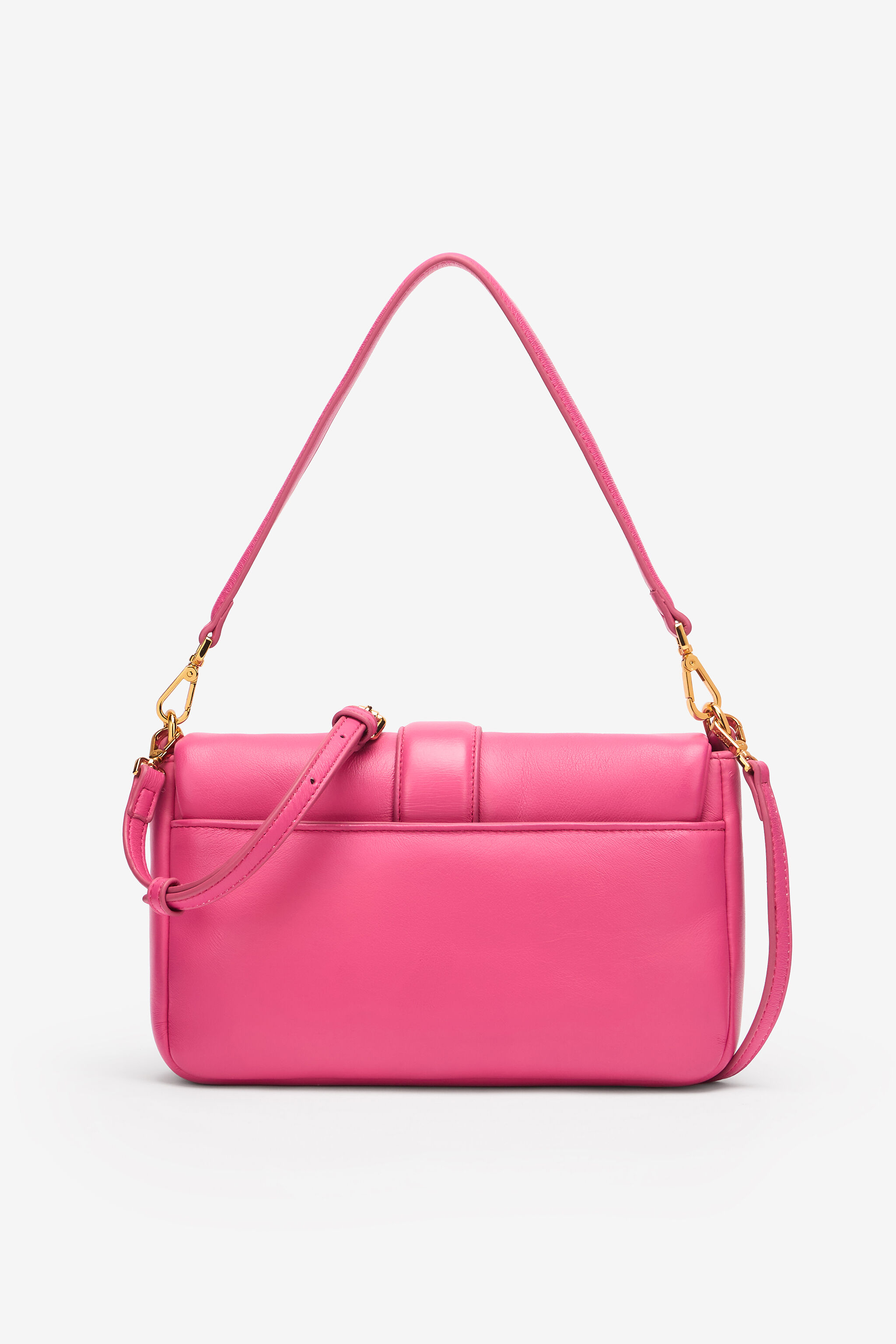 JC Rectangular Bag With Mirror Snake JC Rectangular Bag With Mirror Snake Fuchsia UFB051-UF420