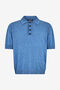 RC Polo en maille bleu avec logo brodé RC Polo en maille bleu avec logo brodé ENDLESS SKY WNM609-MG001
