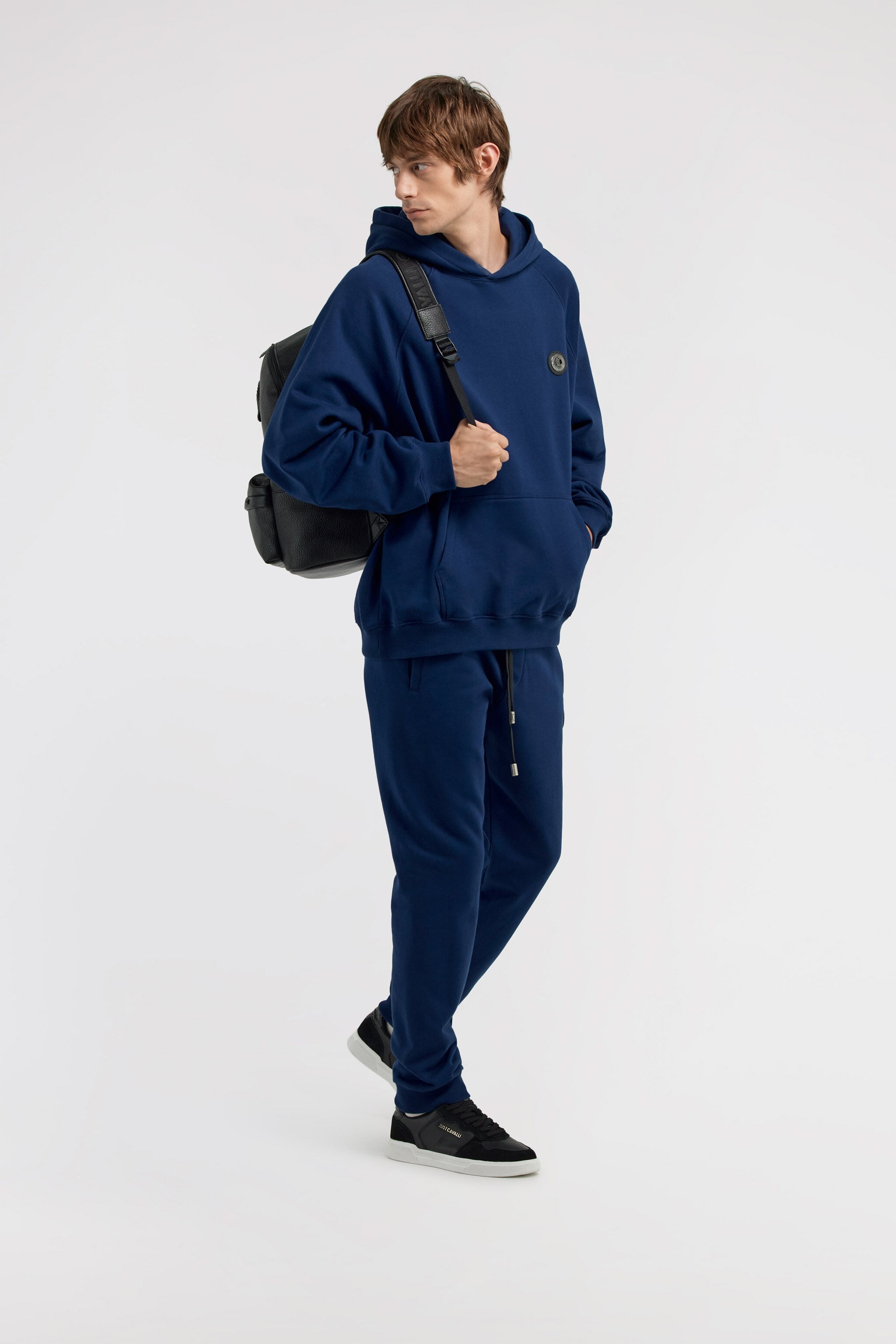 JC Just Cavalli Sweatshirt JC Just Cavalli Sweatshirt Dark blue TFT049-TF066