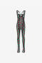 RC Schlangenhaut-Print Jumpsuit RC Schlangenhaut-Print Jumpsuit Dunkelbraun/Hellblau RKT163-LNH22