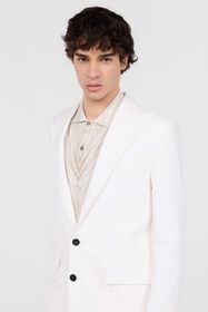 RC Jacket with Ray Print NATURAL WHITE XRT406-4NI15
