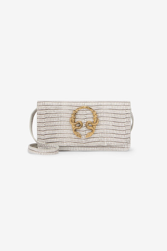 RC Serpentine Mini Leather Bag BONE WKA022-PZ119