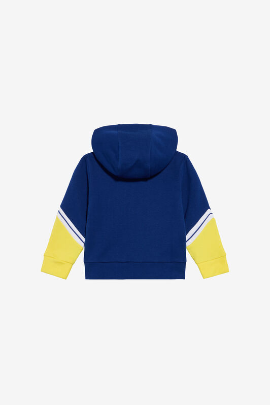 JU Blue Sweatshirt with Monogram RC JU Blue Sweatshirt with Monogram RC BLUE/YELLOW TJT679-CF050