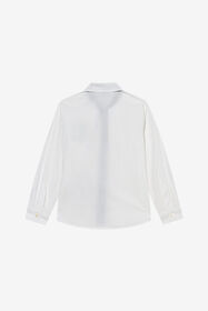 JU Camicia bianca con logo ricamato OPTICAL WHITE XJT70N-FN002