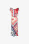 RC Robe à imprimé Bandana Bleu TKT112-4QN05
