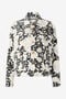 RC Veste En Denim À Fleurs RC Veste En Denim À Fleurs Noir/Blanc VQJ420-DAP71