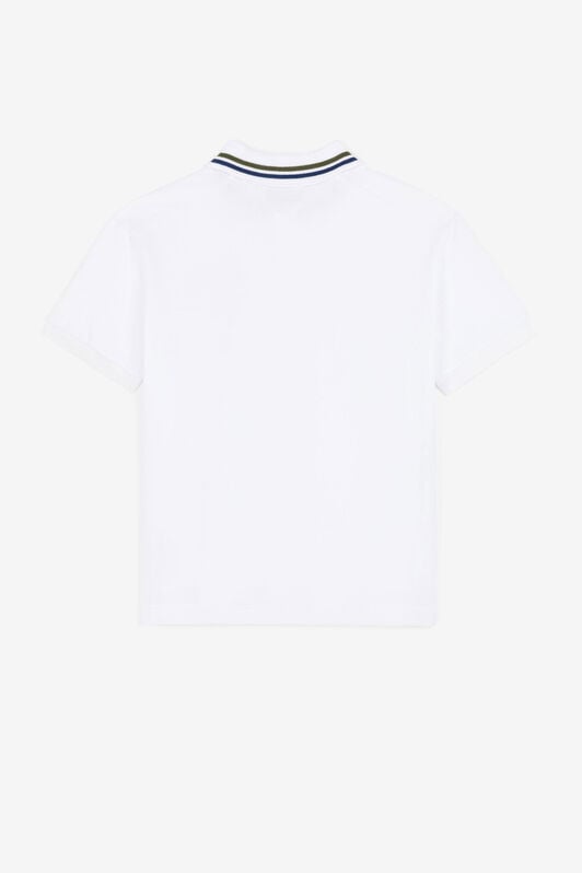 JU Logo-print polo shirt JU Logo-print polo shirt White QJT675-KB003