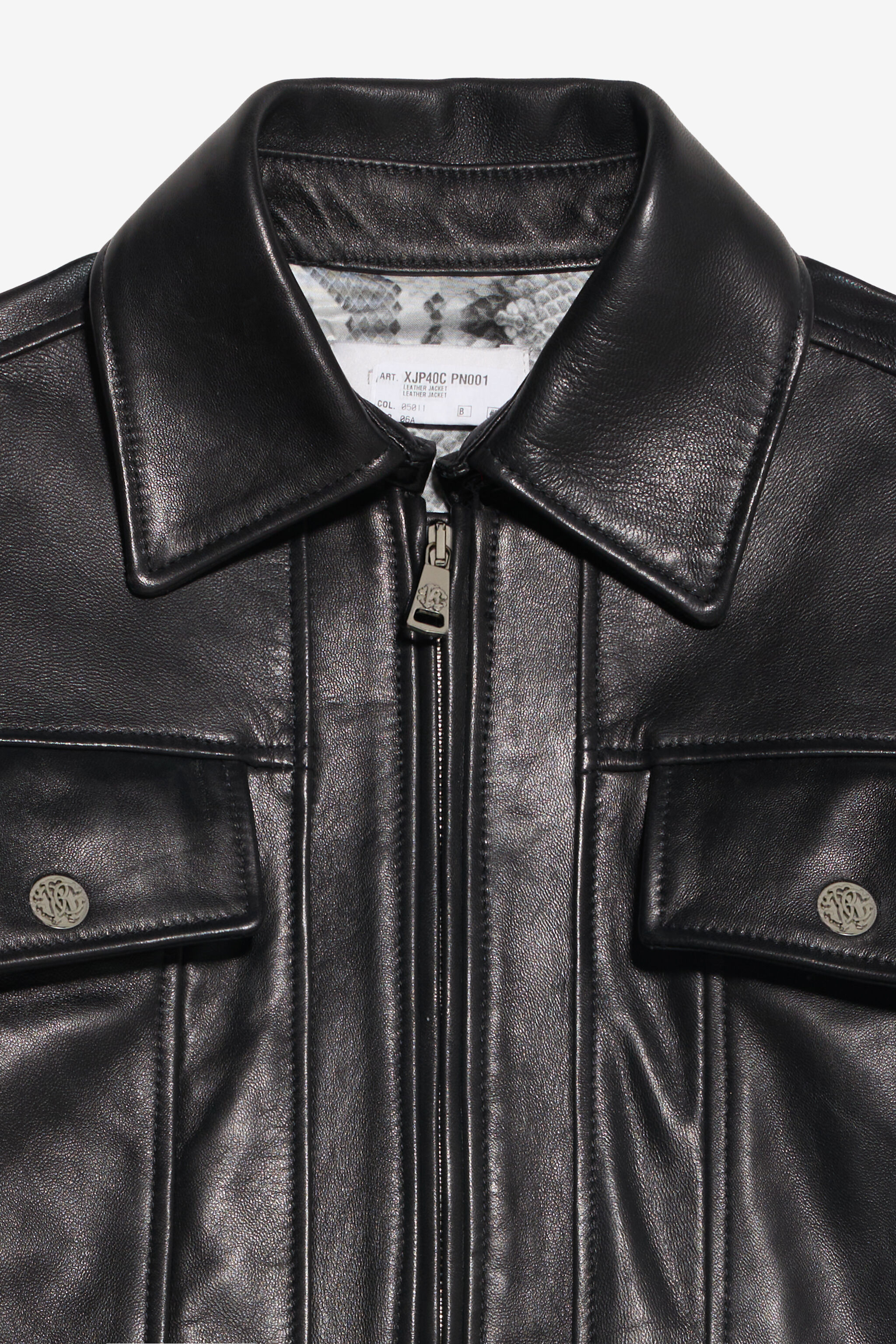 JU Lederjacke JU Lederjacke BLACK/P.G. XJP40C-PN001