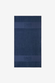 CL Beach towel with Cavalli Class logo Navy QXH01I-RW006