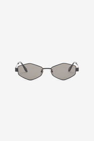 JC Unisex geometrical metal frame SHINY BLACK WITH SHI VALD37-ID282