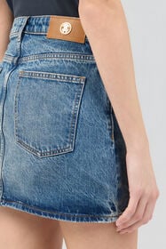 RC Blue Denim Mini Skirt LIGHT BLUE SOJ30C-D1002