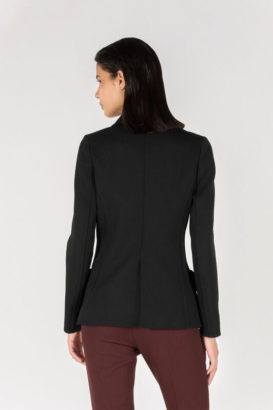 RC Double-breasted equestrian-style blazer RC Double-breasted equestrian-style blazer Black TWT407-WP059