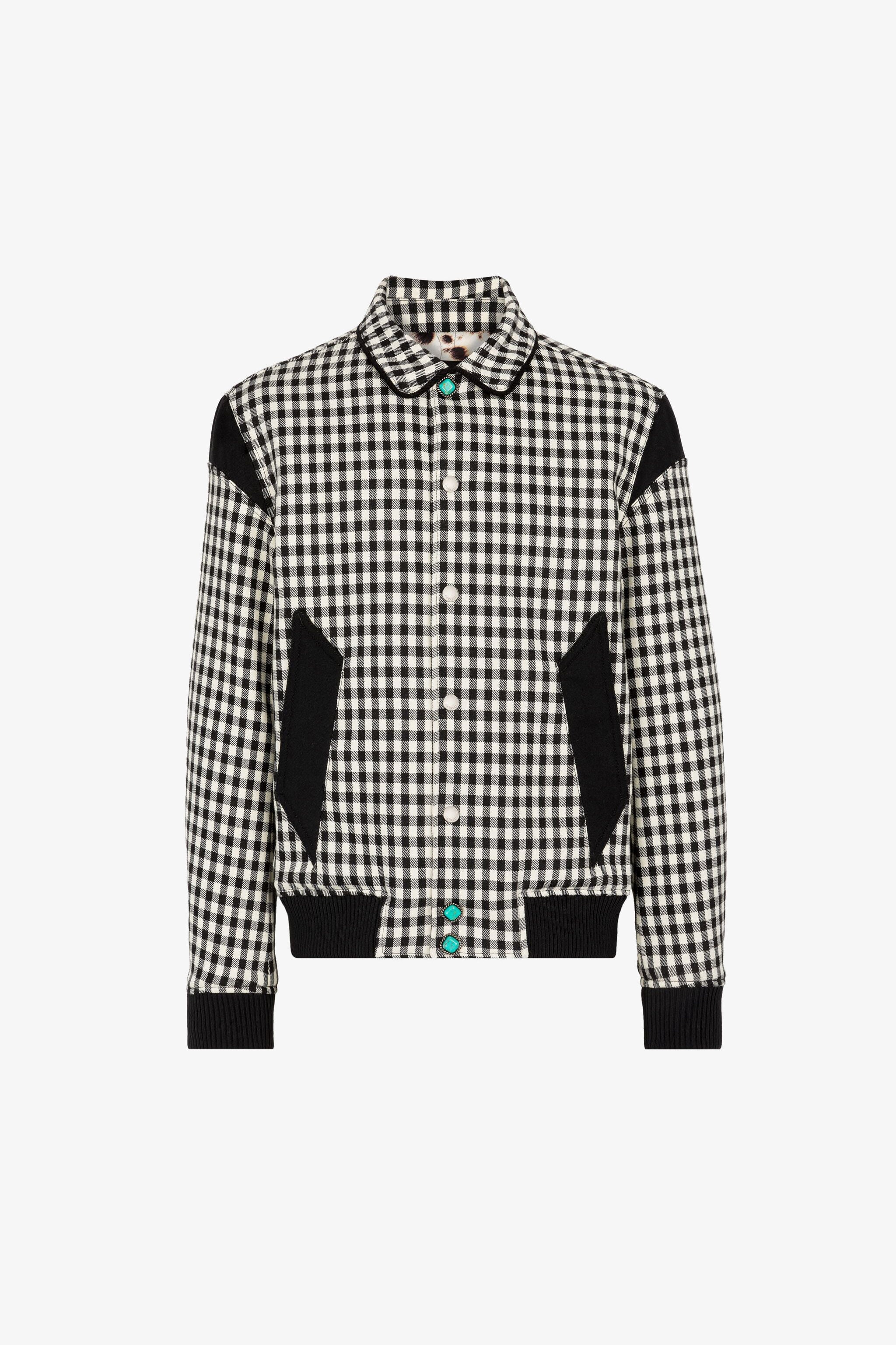 RC Gingham Jacket Black/White RRT407-AIC02