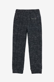 JU Trousers with an elegant pattern BLACK VJT20F-5OP29