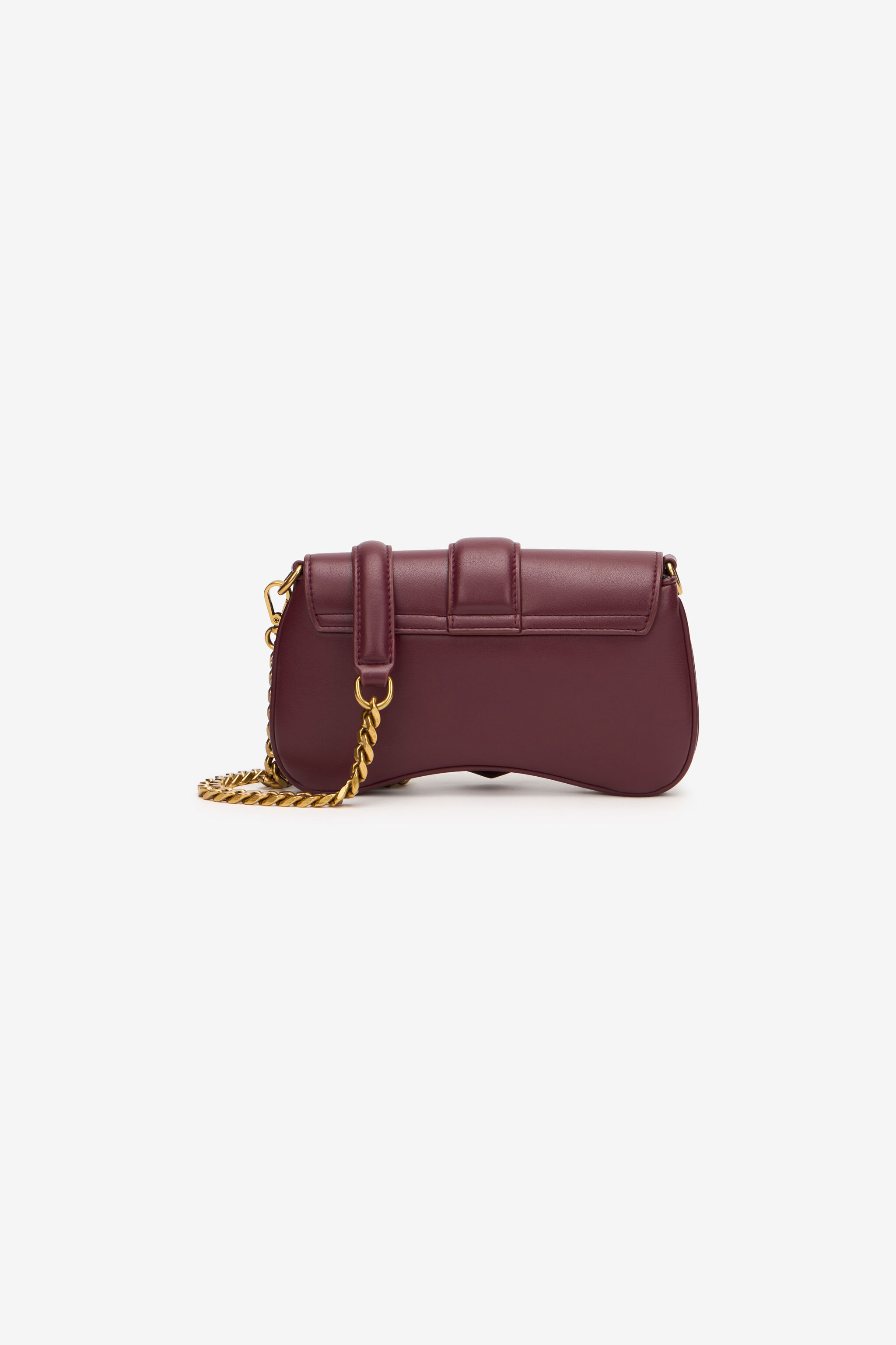 JC Shoulder Bag with Snake Detail JC Shoulder Bag with Snake Detail CORDOVAN XFB016-XF452