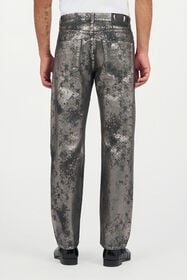 RC Pantalones con Monogram BLACK WRJ205-DN012