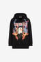 RC Sweat à capuche oversize à appliqué aigle RC Sweat à capuche oversize à appliqué aigle BLACK PKT69C-CF050