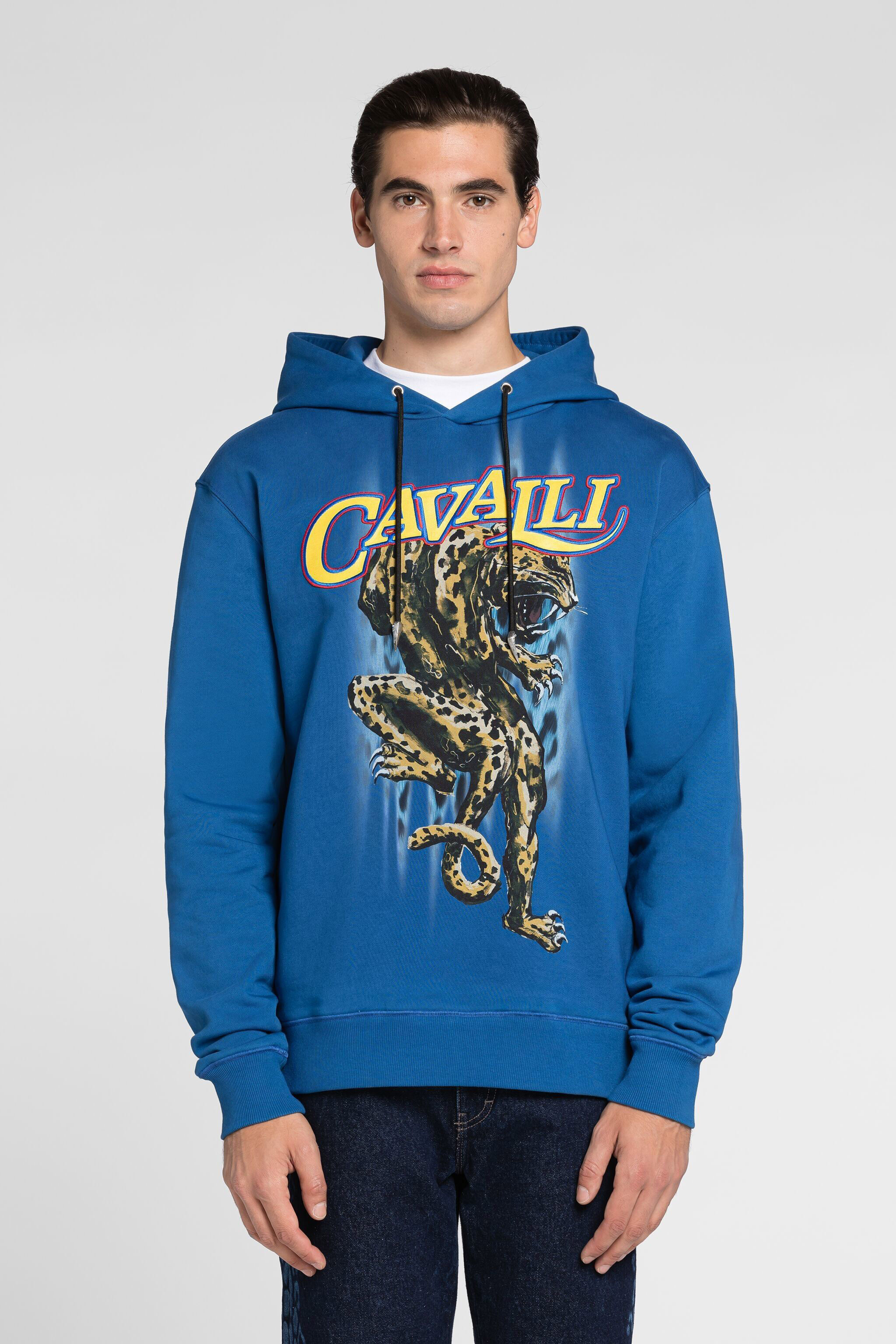 RC Logo-print hoodie RC Logo-print hoodie Blue QRT69G-CF050