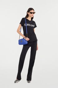 RC Jeans With Mirror Snake Monogram Black VKJ221-DE001