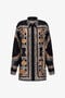 RC Marble Print Dress Gold TWT129-SKN45