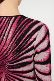 RC Ray Of Paradise Print Cardigan MAGENTA XKM600-MI150
