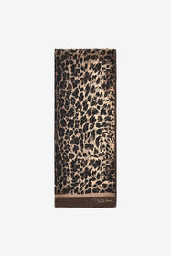 RC Roberto Cavalli Stole with Queen of Sicily print Light Brown SYI00H-2NL55