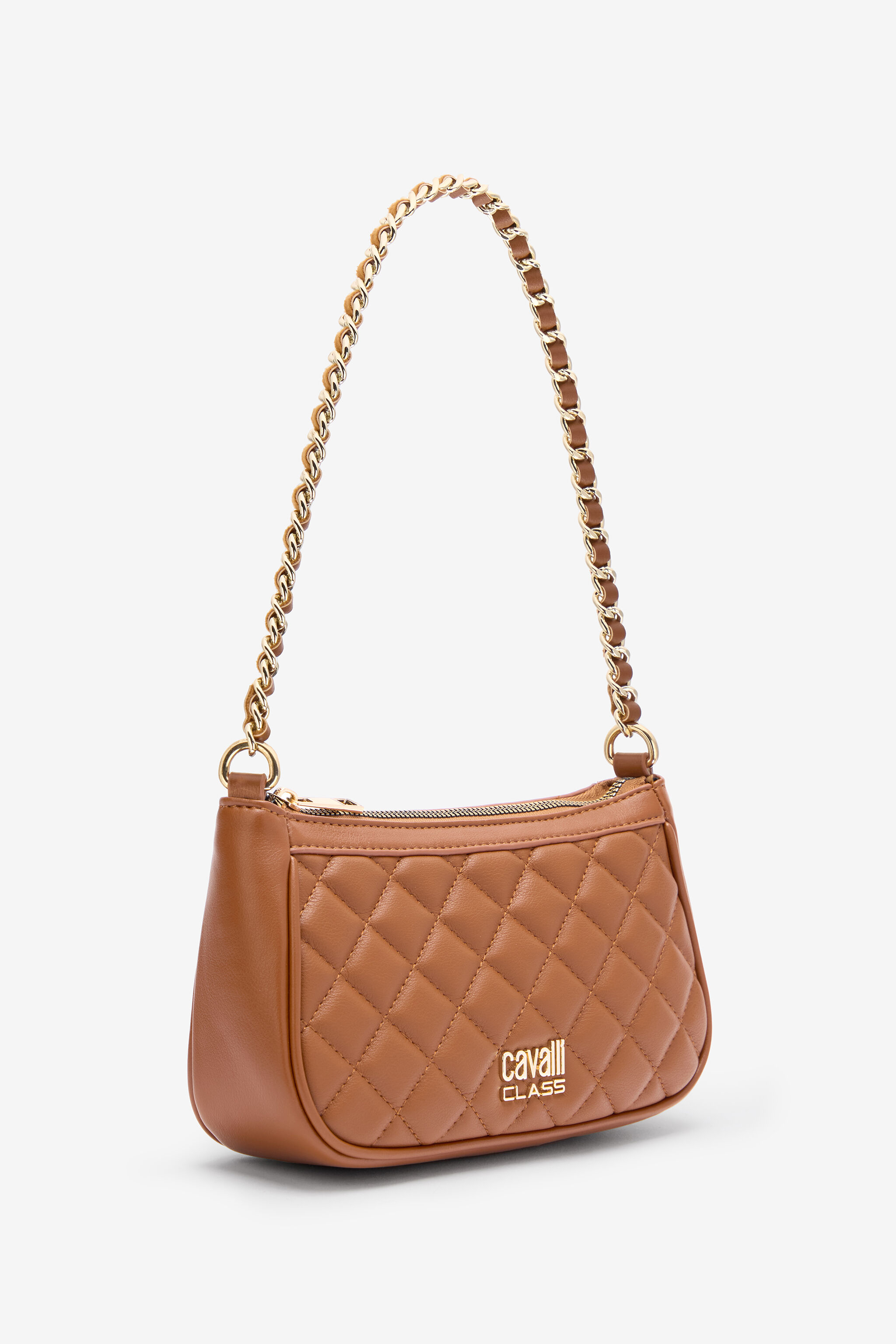 Cavalli Class Shoulder Bag in Light brown for Women | Roberto Cavalli®