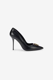 RC Black Pumps With Gold Bee Detail BLACK TOS00P-PZC15