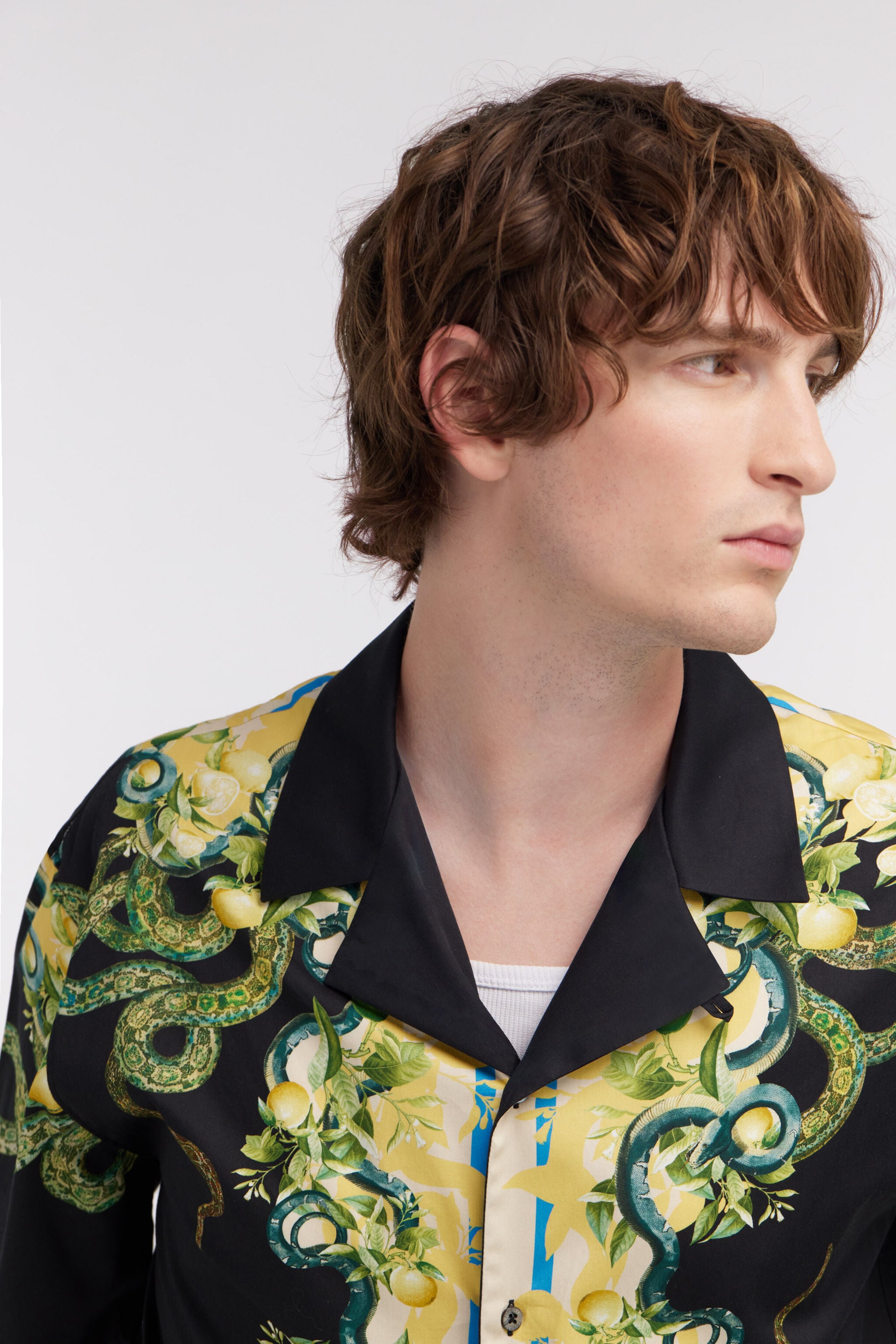 RC Short-sleeve Lemon Snake shirt RC Short-sleeve Lemon Snake shirt Black/Yellow SRT761-CDL41