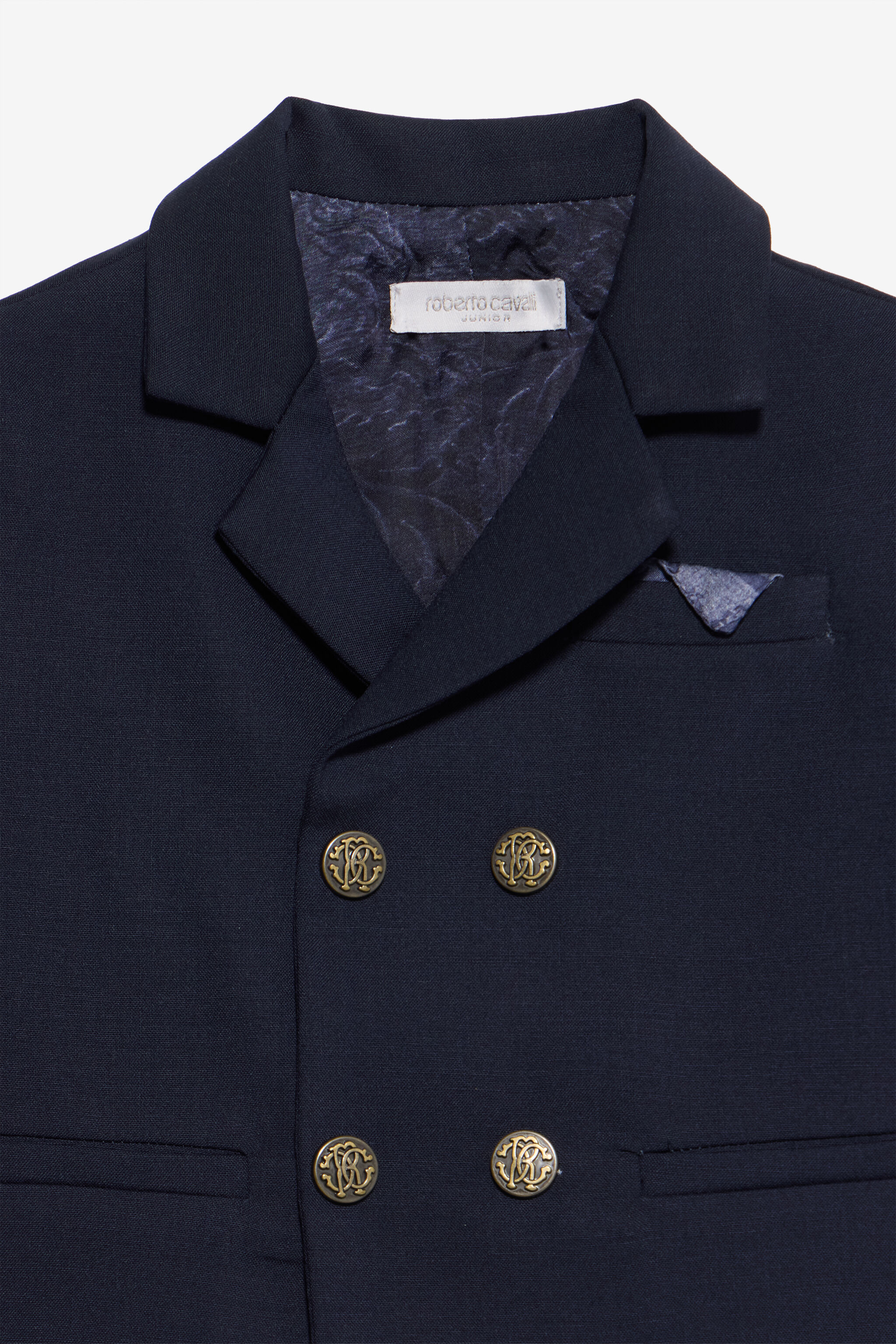 JU Blazer cruzado azul marino JU Blazer cruzado azul marino BLUE MEDVL XJT42H-FEC20
