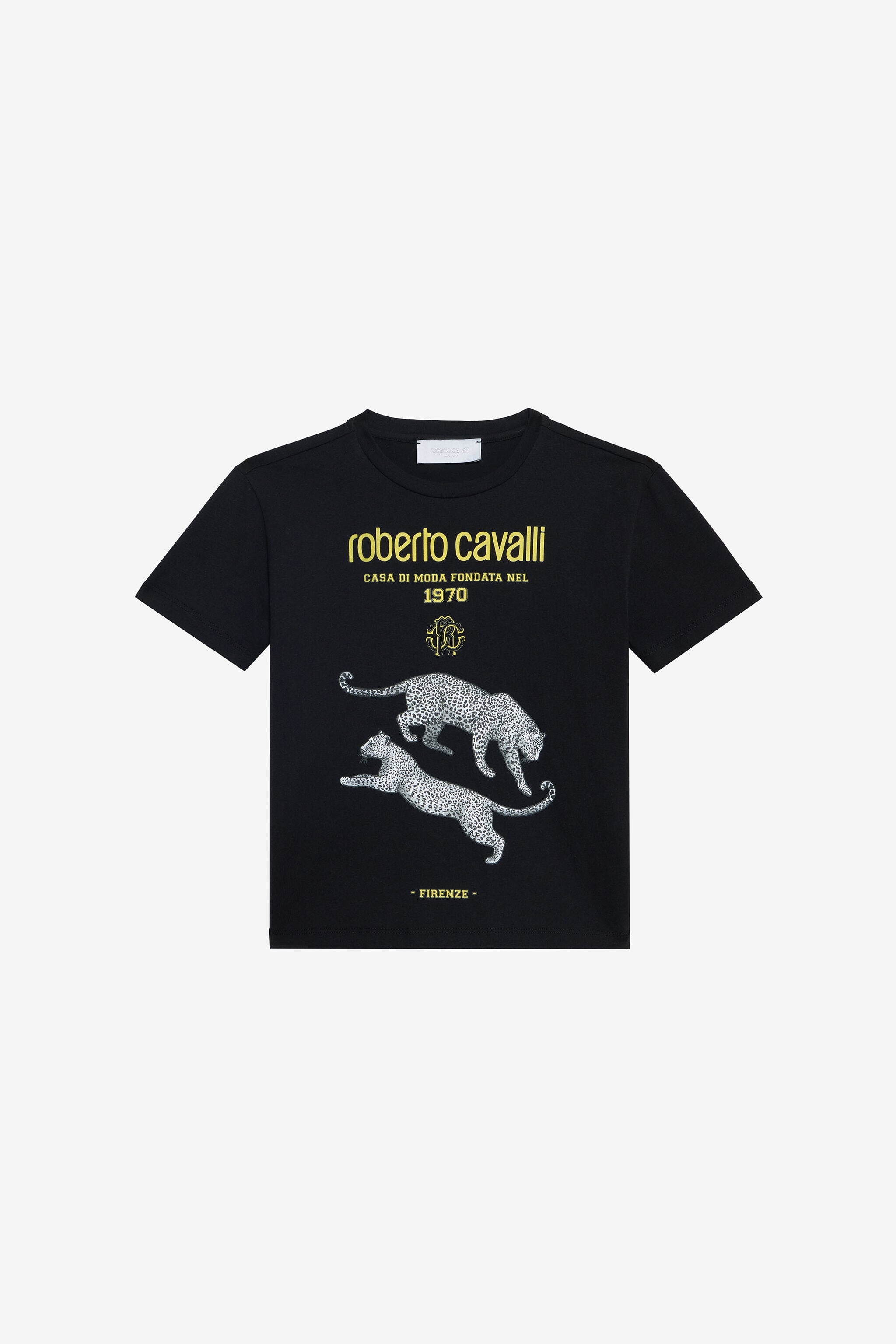 JU Cotton T-shirt with print JU Cotton T-shirt with print BLACK VJT60B-JD001