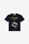 JU Cotton T-shirt with print JU Cotton T-shirt with print BLACK VJT60B-JD001