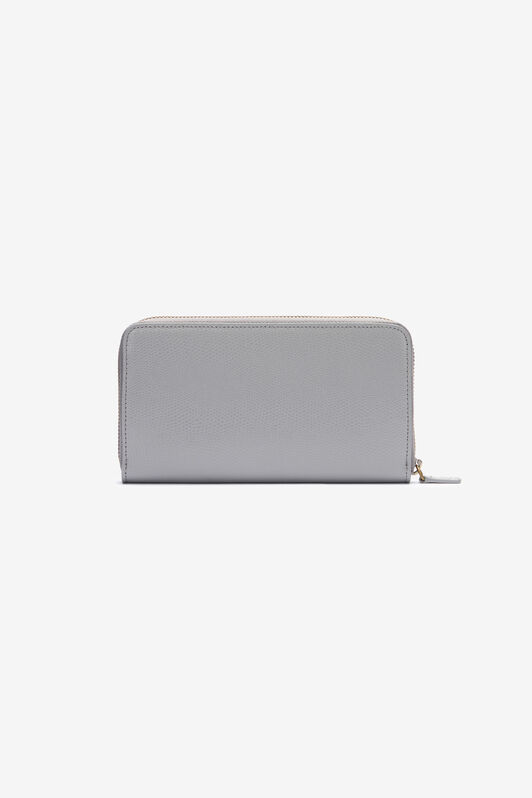 RC Leather Wallet with Monogram RC Gray OOA00B-PZ015