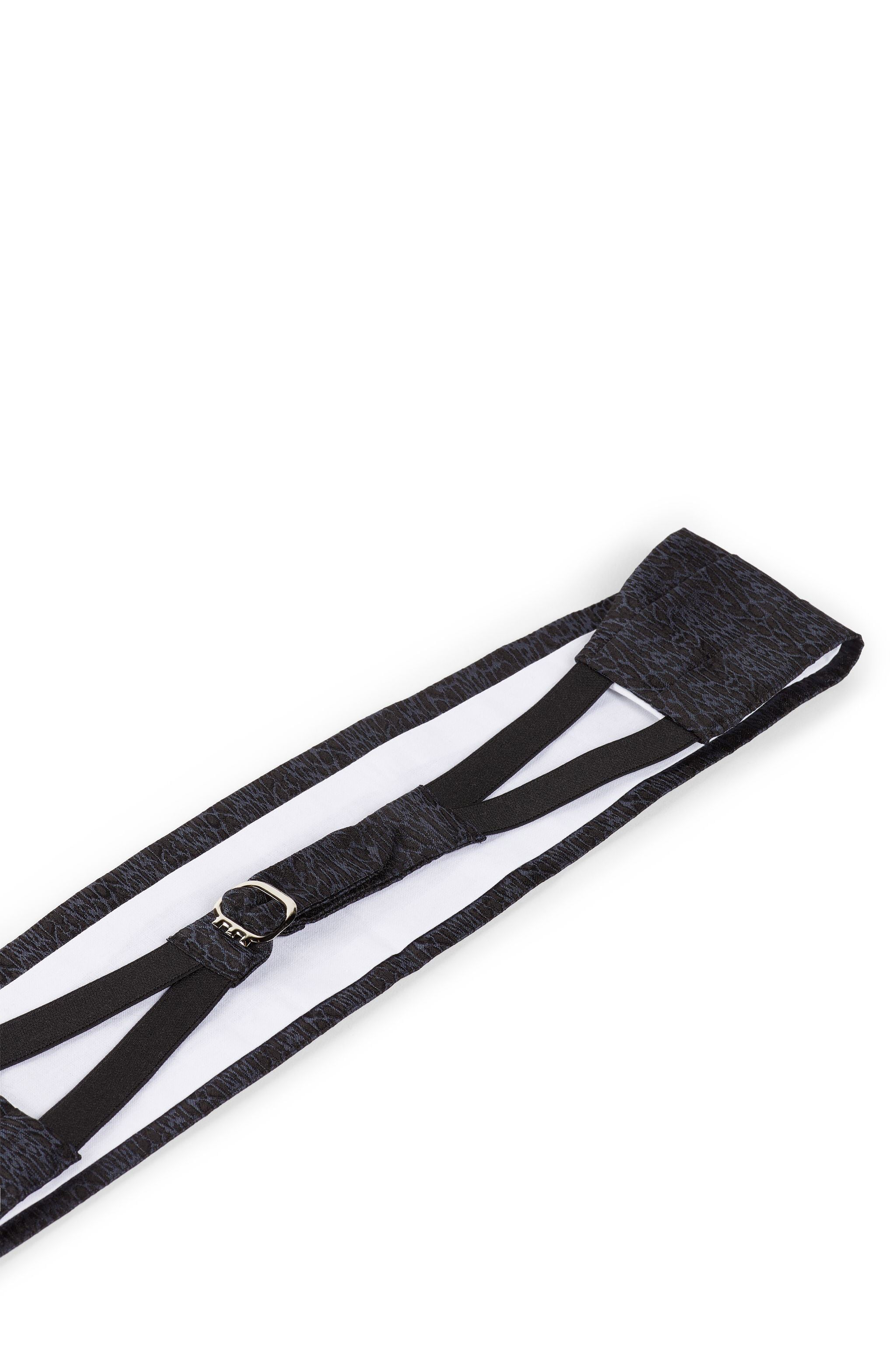 UG Leopard-Print Silk Cummerbund UG Leopard-Print Silk Cummerbund BLACK/GREY IYZ03V-SE110