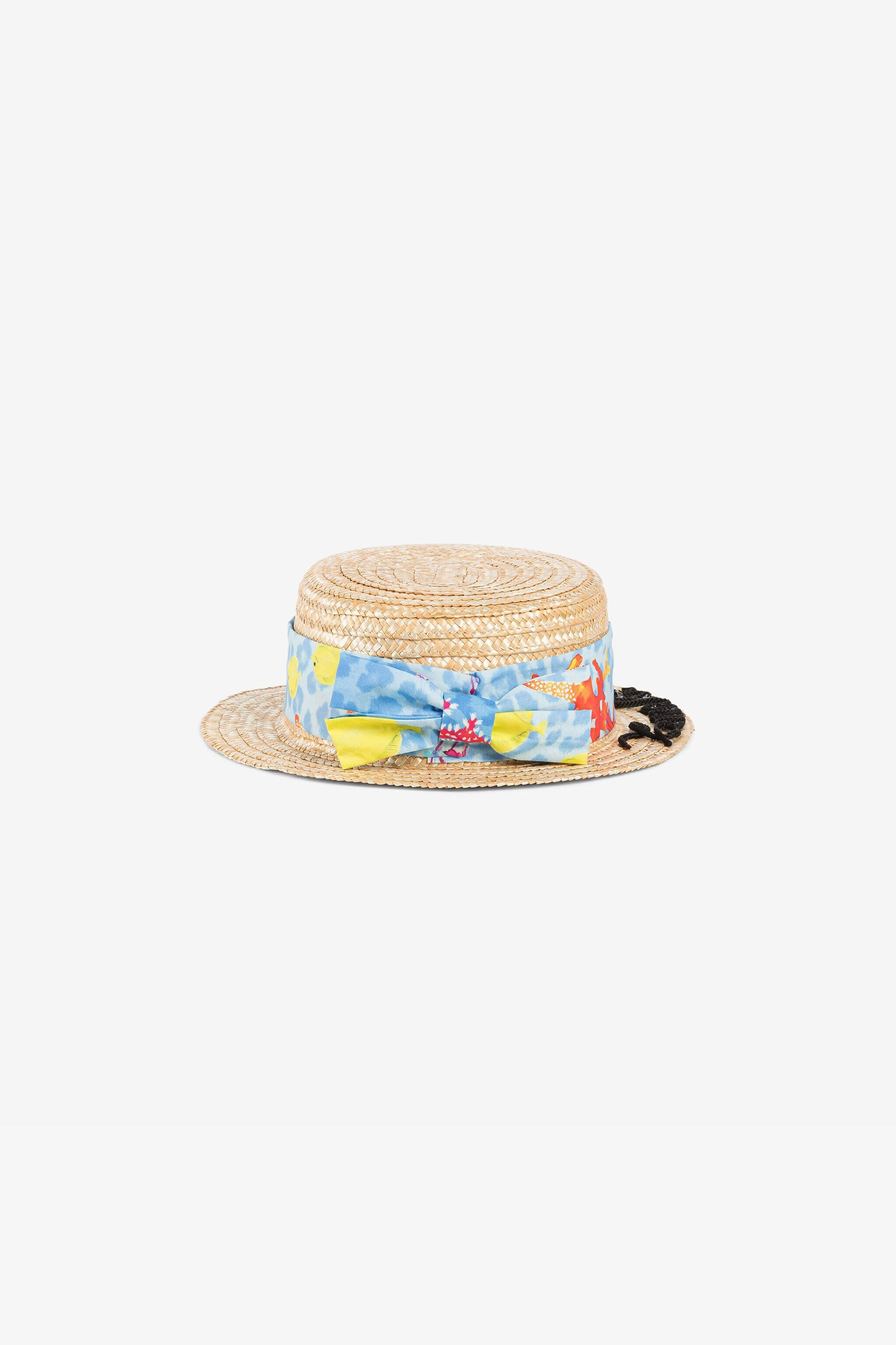 JU Bow-detail sun hat JU Bow-detail sun hat Beige QJI013-AB013