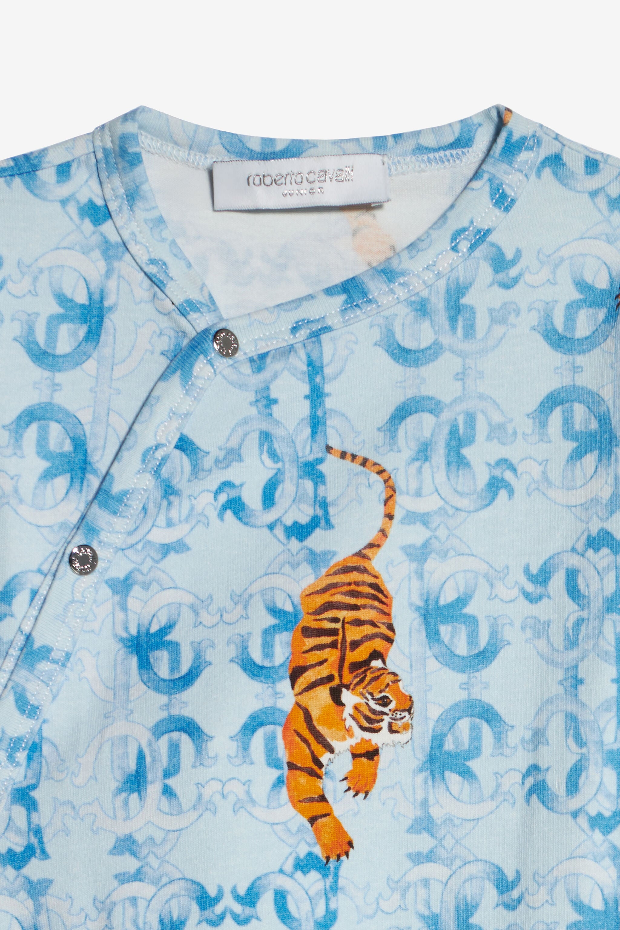 JU Tiger-print three-piece set Light blue QJT895-JVG20