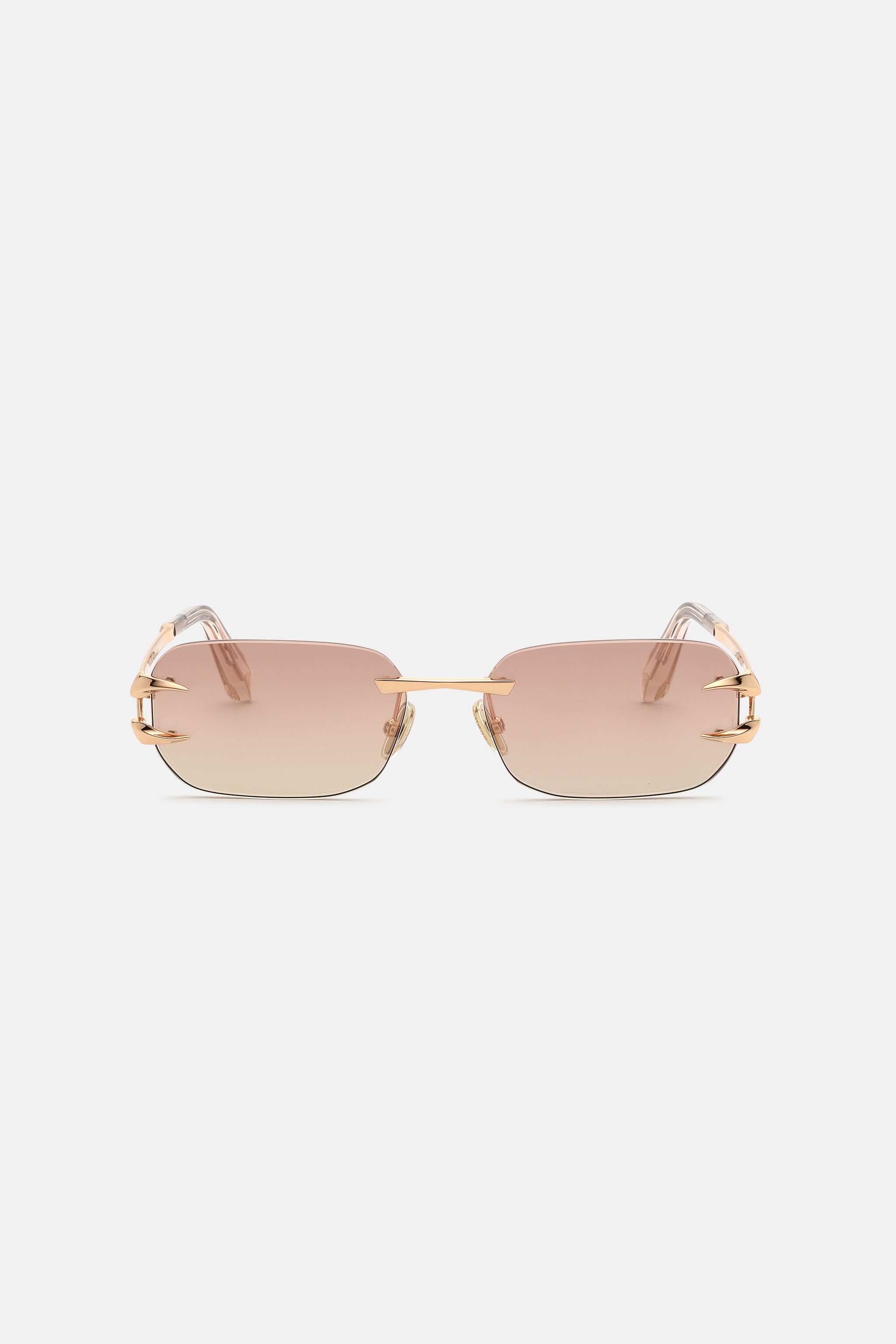 RC Metal rimless sunglasses SHINY COPPER GOLD VALD14-ID253