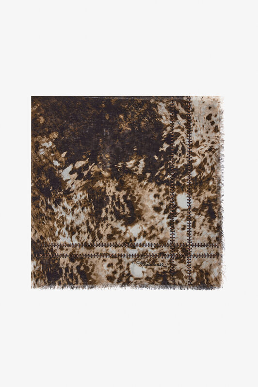 RC Shawl with Appaloosa Print Brown TALR33-IR050