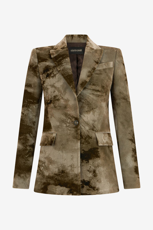 RC Veste En Coton Avec Imprimé Tie-Dye RC Veste En Coton Avec Imprimé Tie-Dye DARK BEIGE XQT401-CE037