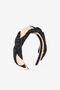 RC Braid-detail headband Ivory/Black QWI002-RD022
