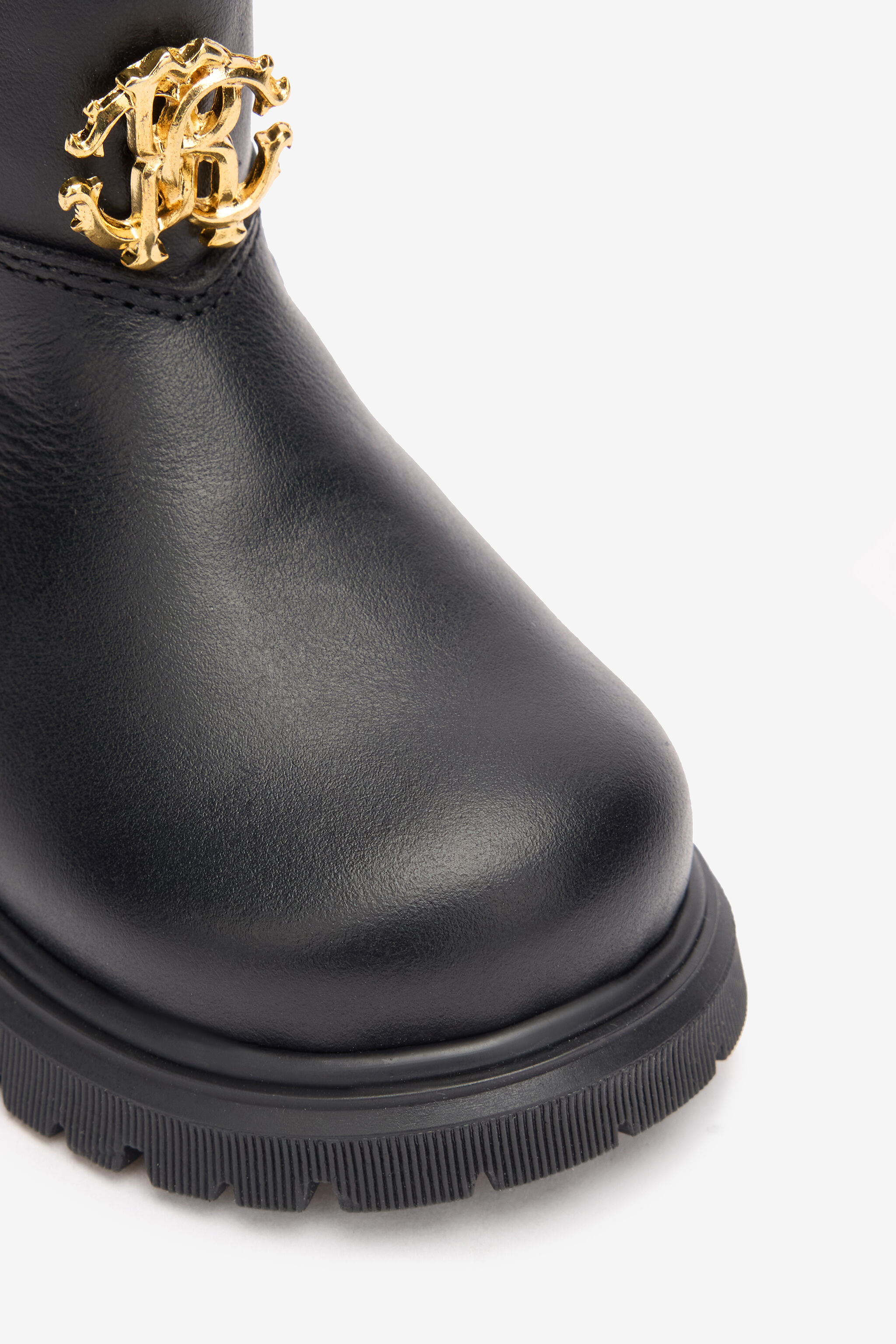JU Boots With Buckles And Jaguar Skin Inserts JU Boots With Buckles And Jaguar Skin Inserts JAGUAR/BLACK TJS01K-PZJ02