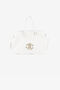JU RC Monogram-Print Changing Bag White QJB007-JV025
