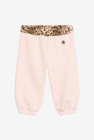 JU Pink Pants with Leopard Detail PINK H/G.N XJT20N-CF050