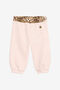 JU Pink Pants with Leopard Detail PINK H/G.N XJT20N-CF050
